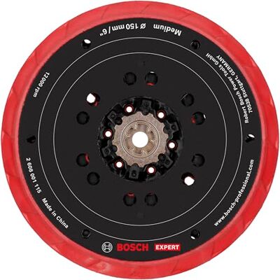Bosch 1x EXPERT Multihole Schleifteller, 150 mm, weich (Ø 150 mm, mittel, Professional Zubehör Exzenterschleifer) Bosch 1x EXPERT Multihole Schleifteller, 150 mm, weich (Ø 150 mm, mittel, Professional Zubehör Exzenterschleifer)