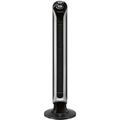 Rowenta VU6620 Eole Infinite Turmventilator leistungsstark leise mit nur 43 dB(A) geringer Energieverbrauch 3 Geschwindigkeiten horizontale Oszillation Timer Schwarz Rowenta VU6620 Eole Infinite Turmventilator leistungsstark leise mit nur 43 dB(A) geringer Energieverbrauch 3 Geschwindigkeiten horizontale Oszillation Timer Schwarz