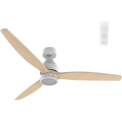 Taurus Flüsterleiser Deckenventilator Fresko 3B Pure 30W 6 Geschwindigkeiten Sommer-/Wintermodus LED-Beleuchtung (3 Farbtemperaturen) 8h-Timer Einfache Installation DC-Motor Taurus Flüsterleiser Deckenventilator Fresko 3B Pure 30W 6 Geschwindigkeiten Sommer-/Wintermodus LED-Beleuchtung (3 Farbtemperaturen) 8h-Timer Einfache Installation DC-Motor