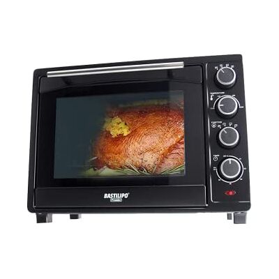 Bastilipo Siena Black Elektroherd, 35 Liter, 1600 W-Siena, Schwarz Bastilipo Siena Black Elektroherd, 35 Liter, 1600 W-Siena, Schwarz