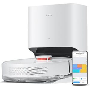 Xiaomi X10 Saugroboter mit automatische Absaugstation & Wischfunktion, 4000Pa, bis zu 180min Laufzeit, 2.5L Staubbeutel, Staubsauger Roboter, Lasernavigation, Tierhaare, Teppiche, Hartböden, APP Xiaomi X10 Saugroboter mit automatische Absaugstation & Wischfunktion, 4000Pa, bis zu 180min Laufzeit, 2.5L Staubbeutel, Staubsauger Roboter, Lasernavigation, Tierhaare, Teppiche, Hartböden, APP