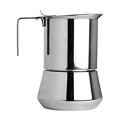 ILSA Turbo Express Rozsdamentes Acél Kávéfőző - Espresso, Gáz és Elektromos ILSA Turbo Express Rozsdamentes Acél Kávéfőző - Espresso, Gáz és Elektromos