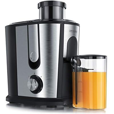 Arendo Entsafter für Obst und Gemüse in Edelstahl Zentrifugaler Entsafter Juicer elektrisch 2 Geschwindigkeitsstufen Überhitzungsschutz Edelstahlgehäuse BPA-frei Arendo Entsafter für Obst und Gemüse in Edelstahl Zentrifugaler Entsafter Juicer elektrisch 2 Geschwindigkeitsstufen Überhitzungsschutz Edelstahlgehäuse BPA-frei