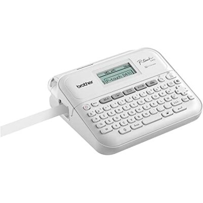 Brother P-Touch PT-D410 Etikettiergerät für Büro und Zuhause für TZE Bänder von 3,5 bis 18 mm Breite bis zu 20 mm/Sekunden Brother P-Touch PT-D410 Etikettiergerät für Büro und Zuhause für TZE Bänder von 3,5 bis 18 mm Breite bis zu 20 mm/Sekunden