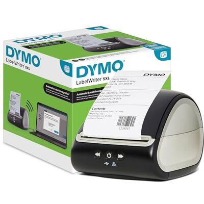 Dymo LabelWriter 5XL Etikettendrucker automatische Etikettenerkennung Beschriftungsgerätdas extrabreite Versandetiketten von AmazonDHL und mehr druckt ideal für E-Commerce EU-Stecker Dymo LabelWriter 5XL Etikettendrucker automatische Etikettenerkennung Beschriftungsgerätdas extrabreite Versandetiketten von AmazonDHL und mehr druckt ideal für E-Commerce EU-Stecker