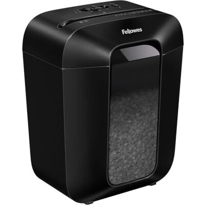 Fellowes Aktenvernichter Papiervernichter LX41-8 Blatt 4x12 mm Mini-Cut P4 für Zuhause und das Home Office mit Sicherheitssperre und 17 Liter Papierkorb schwarz Fellowes Aktenvernichter Papiervernichter LX41-8 Blatt 4x12 mm Mini-Cut P4 für Zuhause und das Home Office mit Sicherheitssperre und 17 Liter Papierkorb schwarz