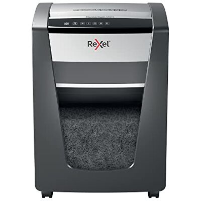 Rexel Aktenvernichter Momentum M515, Mikroschnitt, 17-15 Blatt A4 (70-80 g/m²) Kapazität, Sicherheitsstufe P5, 30L Abfallbehälter, Schredder, schwarz, 2104577EU Rexel Aktenvernichter Momentum M515, Mikroschnitt, 17-15 Blatt A4 (70-80 g/m²) Kapazität, Sicherheitsstufe P5, 30L Abfallbehälter, Schredder, schwarz, 2104577EU