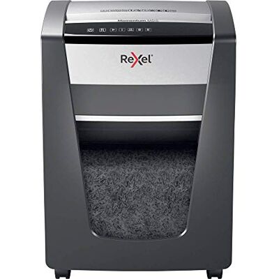 Rexel Aktenvernichter Momentum M515, Mikroschnitt, 17-15 Blatt A4 (70-80 g/m²) Kapazität, Sicherheitsstufe P5, 30L Abfallbehälter, Schredder, schwarz, 2104577EU Rexel Aktenvernichter Momentum M515, Mikroschnitt, 17-15 Blatt A4 (70-80 g/m²) Kapazität, Sicherheitsstufe P5, 30L Abfallbehälter, Schredder, schwarz, 2104577EU
