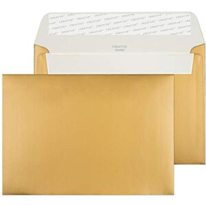 Blake Shine 15113 Briefumschläge Haftklebung Metallisch Gold C6 114 x 162 mm 130g/m² 25 Stück Blake Shine 15113 Briefumschläge Haftklebung Metallisch Gold C6 114 x 162 mm 130g/m² 25 Stück