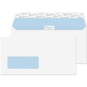 Blake Premium Office 32216 Briefumschlag Haftklebung Mit Fenster Ultra Weiß Wove DL 110 × 220 mm 120 g/m² 500 Stück Blake Premium Office 32216 Briefumschlag Haftklebung Mit Fenster Ultra Weiß Wove DL 110 × 220 mm 120 g/m² 500 Stück