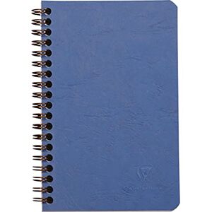 Calligraphe Clairefontaine 786164C Spiralbuch / Notizheft mit Doppelspirale Age Bag 11x17 cm, liniert 60 Blatt heraustrennbar, 3 Innentaschen zum Verstauen, Blau mit Lederoptik, 1 Stück Calligraphe Clairefontaine 786164C Spiralbuch / Notizheft mit Doppelspirale Age Bag 11x17 cm, liniert 60 Blatt heraustrennbar, 3 Innentaschen zum Verstauen, Blau mit Lederoptik, 1 Stück