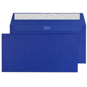 Blake Creative Colour 25243 Farbige Briefumschläge Haftklebung Sieges Blau DL+ 114 x 229 mm 120 g/m² 25 Stück Blake Creative Colour 25243 Farbige Briefumschläge Haftklebung Sieges Blau DL+ 114 x 229 mm 120 g/m² 25 Stück