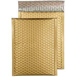 Blake Purely Packaging MTMG250 Farbige Luftpolstertaschen Matt Haftklebung Metallisch Gold C5+ 250 x 180 mm 100 Stück, MTGOL250 Blake Purely Packaging MTMG250 Farbige Luftpolstertaschen Matt Haftklebung Metallisch Gold C5+ 250 x 180 mm 100 Stück, MTGOL250