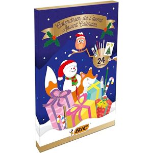 BIC Adventskalender mit 24 Überraschungen: als Geschenk für Kinder, zum Basteln und Malen zu Advent und Weihnachten BIC Adventskalender mit 24 Überraschungen: als Geschenk für Kinder, zum Basteln und Malen zu Advent und Weihnachten