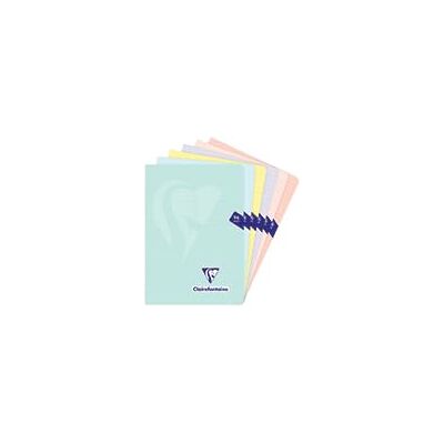 Clairefontaine Mimesys PASTEL 308686Cpack 10 Notizbücher, geheftet, A5, 14,8 x 21 cm, 96 Seiten, liniert, weißes Papier, 90 g, Umschlag aus Polypropylen, blickdicht, zufällige Farbauswahl Clairefontaine Mimesys PASTEL 308686Cpack 10 Notizbücher, geheftet, A5, 14,8 x 21 cm, 96 Seiten, liniert, weißes Papier, 90 g, Umschlag aus Polypropylen, blickdicht, zufällige Farbauswahl