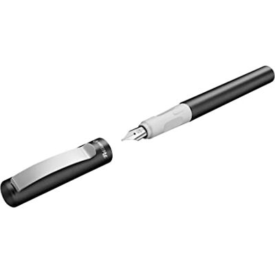 Pelikan Füller Pina Colada inkl. Standard-Tintenpatrone, nachfüllbar, für Rechts- und Linkshänder, anthrazit, 1 Stück Pelikan Füller Pina Colada inkl. Standard-Tintenpatrone, nachfüllbar, für Rechts- und Linkshänder, anthrazit, 1 Stück