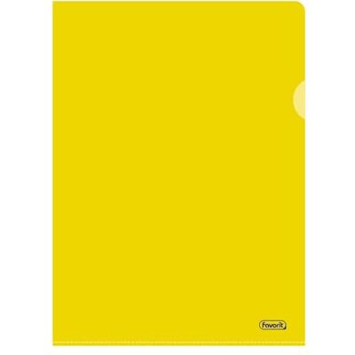 Favorit , L-Mappen 25 Stück, Format 22x30 cm mit mindestens 30% Bio Based Polyethylen, hohe Dicke, Farbe gelb Favorit , L-Mappen 25 Stück, Format 22x30 cm mit mindestens 30% Bio Based Polyethylen, hohe Dicke, Farbe gelb