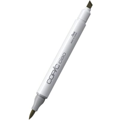 Copic Ciao Marker Typ E 43, Dull Ivory, vielseitiger Layoutmarker, mit einer mittelbreiten und einer Brush-Spitze Copic Ciao Marker Typ E 43, Dull Ivory, vielseitiger Layoutmarker, mit einer mittelbreiten und einer Brush-Spitze