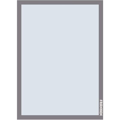 Franken Aushangrahmen PRO DIN A3, Selbstklebender Info-Rahmen, 2 Stück, Hoch und Querformat, Transparente Hartfolie mit magnetischem Verschluss, Silber, AR15132 Franken Aushangrahmen PRO DIN A3, Selbstklebender Info-Rahmen, 2 Stück, Hoch und Querformat, Transparente Hartfolie mit magnetischem Verschluss, Silber, AR15132