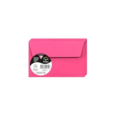 Clairefontaine 5571C Packung mit 20 Umschläge Pollen 90 x 140 mm, 120g, ideal für Einladungen und Korrespondenz, Fuchsia, 1 Pack Clairefontaine 5571C Packung mit 20 Umschläge Pollen 90 x 140 mm, 120g, ideal für Einladungen und Korrespondenz, Fuchsia, 1 Pack