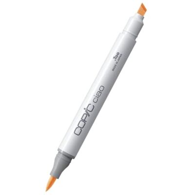 Copic Ciao Marker Typ E 51, Milky White, vielseitiger Layoutmarker, mit einer mittelbreiten und einer Brush-Spitze Copic Ciao Marker Typ E 51, Milky White, vielseitiger Layoutmarker, mit einer mittelbreiten und einer Brush-Spitze