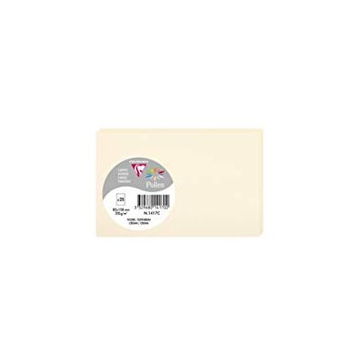 Clairefontaine 1417C 25 Karten Pollen 82x128mm 210g Elfenbein Clairefontaine 1417C 25 Karten Pollen 82x128mm 210g Elfenbein