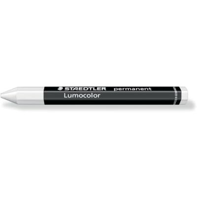 Staedtler 236-0 omnigraph permanent Universalkreide wasserfest, 12 Stück im Kartonetui, weiß Staedtler 236-0 omnigraph permanent Universalkreide wasserfest, 12 Stück im Kartonetui, weiß