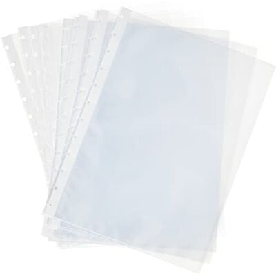 Exacompta Nachfüllpack 20 Hüllen glatt A4 herausnehmbar Polypropylen Exacompta Nachfüllpack 20 Hüllen glatt A4 herausnehmbar Polypropylen