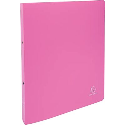 Exacompta halbfestes Ringbuch OPAK A4 2 Ringe rosa Exacompta halbfestes Ringbuch OPAK A4 2 Ringe rosa