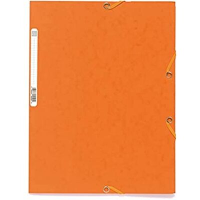 Exacompta 25 Gummizugmappen 3 Klappen Glanzkarton 400 g/m² orange Exacompta 25 Gummizugmappen 3 Klappen Glanzkarton 400 g/m² orange