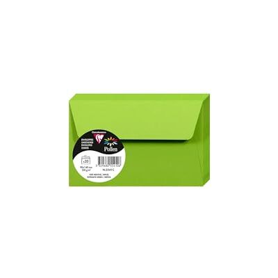 Clairefontaine 5541C Packung mit 20 Umschläge Pollen, 90 x 140 mm, 120g, ideal für Einladungen und Korrespondenz, Minze, 1 Pack Clairefontaine 5541C Packung mit 20 Umschläge Pollen, 90 x 140 mm, 120g, ideal für Einladungen und Korrespondenz, Minze, 1 Pack