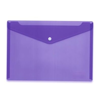 HERMA 20078 Dokumententasche A4 Transparent Violett Lila, 5 Stück, kleine Sichttaschen Umschlag mit Druckknopf, Briefumschlag aus Plastik für Schule, Uni, Büro, Reise HERMA 20078 Dokumententasche A4 Transparent Violett Lila, 5 Stück, kleine Sichttaschen Umschlag mit Druckknopf, Briefumschlag aus Plastik für Schule, Uni, Büro, Reise