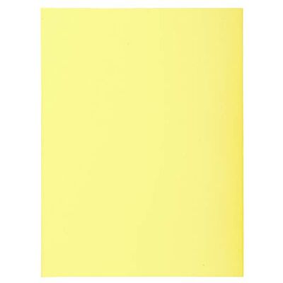 Exacompta 340005E 100er Pack Aktendeckel SUPER für DIN A4 in Pastellfarben PEFC™zertifizierte gelb ideal für das Büro und Schule und die mobile Organisation Exacompta 340005E 100er Pack Aktendeckel SUPER für DIN A4 in Pastellfarben PEFC™zertifizierte gelb ideal für das Büro und Schule und die mobile Organisation