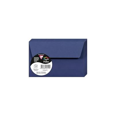 Clairefontaine 5641C Packung mit 20 Umschläge Pollen, 90 x 140 mm, 120g, ideal für Einladungen und Korrespondenz, Dunkelblau, 1 Pack Clairefontaine 5641C Packung mit 20 Umschläge Pollen, 90 x 140 mm, 120g, ideal für Einladungen und Korrespondenz, Dunkelblau, 1 Pack