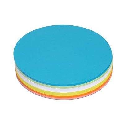 MAUL Moderationskarten rund weiß blau gelb grün orange rot Ideen Set 120 Stück, Ø 13.5 cm, 150 g/m² Papier, blanko beidseitig, farbstarke Ideensammlung, ideal für Workshops MAUL Moderationskarten rund weiß blau gelb grün orange rot Ideen Set 120 Stück, Ø 13.5 cm, 150 g/m² Papier, blanko beidseitig, farbstarke Ideensammlung, ideal für Workshops