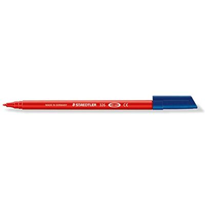 Staedtler 326-2 Fasermaler Noris Club, circa 1.0 mm, auswaschbar, 10 Stück im Kartonetui, rot Staedtler 326-2 Fasermaler Noris Club, circa 1.0 mm, auswaschbar, 10 Stück im Kartonetui, rot