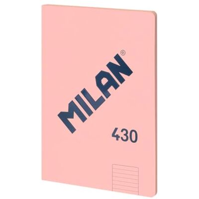 MILAN ® Notizbuch geleimt, liniert, 48 Blatt A4, Serie 1918, rosa MILAN ® Notizbuch geleimt, liniert, 48 Blatt A4, Serie 1918, rosa