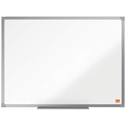 Nobo nicht-magnetisches Melamin Whiteboard, 45 x 60 cm, Aluminiumrahmen, Traditionelle Eckmontage, Inkl. Stiftablage, Weiß, Essence-Serie, 1915269 Nobo nicht-magnetisches Melamin Whiteboard, 45 x 60 cm, Aluminiumrahmen, Traditionelle Eckmontage, Inkl. Stiftablage, Weiß, Essence-Serie, 1915269