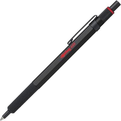 rOtring 600 Kugelschreiber mittlere Spitze Schwarze Tinte schwarzer Schaft nachfüllbar rOtring 600 Kugelschreiber mittlere Spitze Schwarze Tinte schwarzer Schaft nachfüllbar