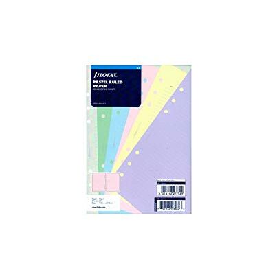 Filofax A5-Nachfüllpapier, liniert, Pastellfarben, 1 Stück Filofax A5-Nachfüllpapier, liniert, Pastellfarben, 1 Stück