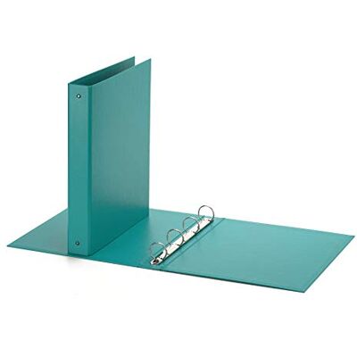 Favorit Ordner, 22 x 30 cm, 4 runde Ringe, 30 mm, Aqua Favorit Ordner, 22 x 30 cm, 4 runde Ringe, 30 mm, Aqua