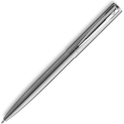 Waterman Allure Kugelschreiber Edelstahl mit Edelstahl-Akzenten Mittlere Spitze Blaue Tinte Waterman Allure Kugelschreiber Edelstahl mit Edelstahl-Akzenten Mittlere Spitze Blaue Tinte
