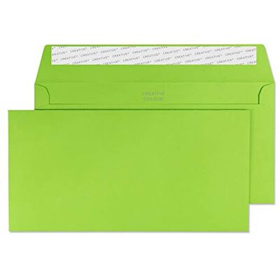 Blake Creative Colour 25207 Farbige Briefumschläge Haftklebung Limetten Grün DL+ 114 x 229 mm 120 g/m² 25 Stück Blake Creative Colour 25207 Farbige Briefumschläge Haftklebung Limetten Grün DL+ 114 x 229 mm 120 g/m² 25 Stück