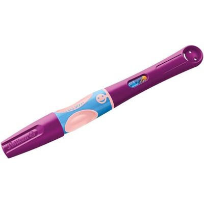 Pelikan griffix Füller Rechtshänder Sweet Berry – ergonomischer Schreiblernfüller für Kinder, Schulfüller mit Edelstahlfeder & Patrone Pelikan griffix Füller Rechtshänder Sweet Berry – ergonomischer Schreiblernfüller für Kinder, Schulfüller mit Edelstahlfeder & Patrone