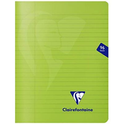 Clairefontaine 303745C Packung mit 10 Heften Mimesys 17x22 cm, 48 Blatt, liniert mit Rand, 90g, farbig sortiert, 1 Pack Clairefontaine 303745C Packung mit 10 Heften Mimesys 17x22 cm, 48 Blatt, liniert mit Rand, 90g, farbig sortiert, 1 Pack