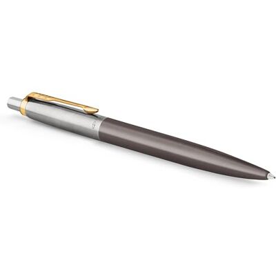 Parker Jotter XL Kugelschreiber grau lackiert mit goldenen Zierteilen mittlere Spitze Nachfüllpackung blaue Tinte Geschenkbox perfekte Geschenke zum Schulabschluss Parker Jotter XL Kugelschreiber grau lackiert mit goldenen Zierteilen mittlere Spitze Nachfüllpackung blaue Tinte Geschenkbox perfekte Geschenke zum Schulabschluss