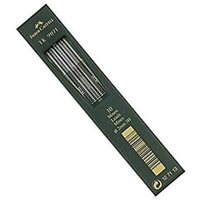 Faber-Castell Fallminen TK 9071 3H, 2 mm, 10 Stück Hochwertige Ersatzminen für Fallminenstifte, präziser Strich und leicht radierbar Faber-Castell Fallminen TK 9071 3H, 2 mm, 10 Stück Hochwertige Ersatzminen für Fallminenstifte, präziser Strich und leicht radierbar