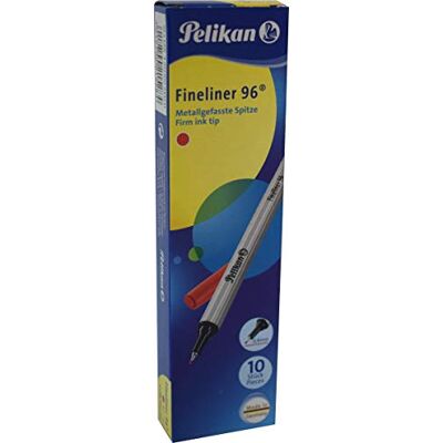 Pelikan 943233 Fineliner 96® Rot, 10 Stück in Schachtel Pelikan 943233 Fineliner 96® Rot, 10 Stück in Schachtel