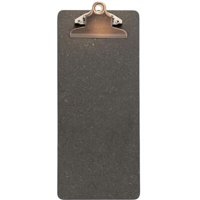 SECURIT Rechnungshalter Clipboard Line Klemmbefestigung Für Cafés, Bars, Restaurants Hartfaserplatte+ Edelstahl Braun SECURIT Rechnungshalter Clipboard Line Klemmbefestigung Für Cafés, Bars, Restaurants Hartfaserplatte+ Edelstahl Braun