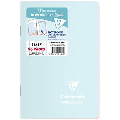 Clairefontaine 941681C Heft Koverbook 11x17cm 48 Blatt kariert Rand sort. Clairefontaine 941681C Heft Koverbook 11x17cm 48 Blatt kariert Rand sort.